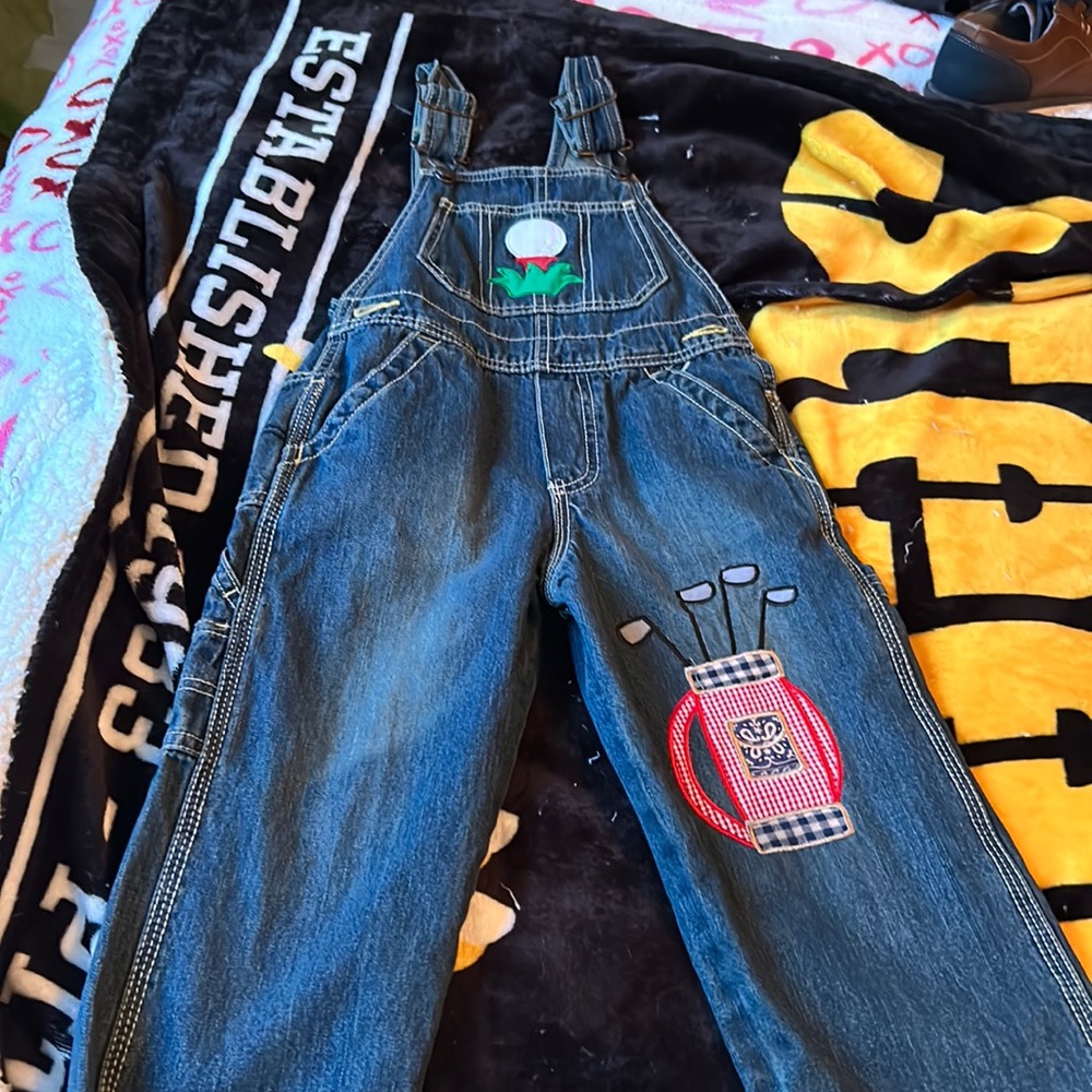 Adorable golf overalls